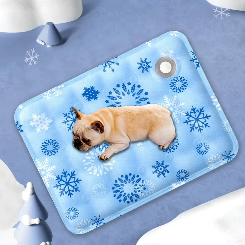 Summer Cat Cooling Pad Washable Cat Cooling Mat Water Injection Cooling Dog Bed Keep Your Pet Cool for Dogs and Cats