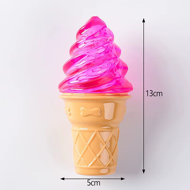 Pet Cooling Chew Toy Reusable Dog Cooling Chew Toys Summer Dogs Cooling Ice Toy Frozen Ice Cream Shape Toys Pet Supplies