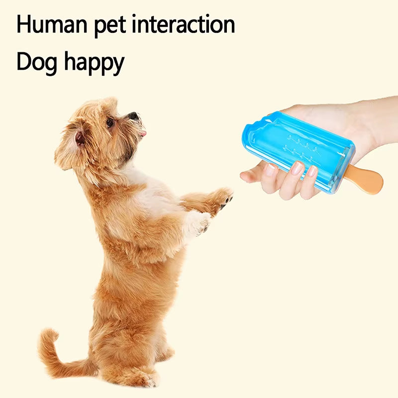 Pet Cooling Chew Toy Reusable Dog Cooling Chew Toys Summer Dogs Cooling Ice Toy Frozen Ice Cream Shape Toys Pet Supplies